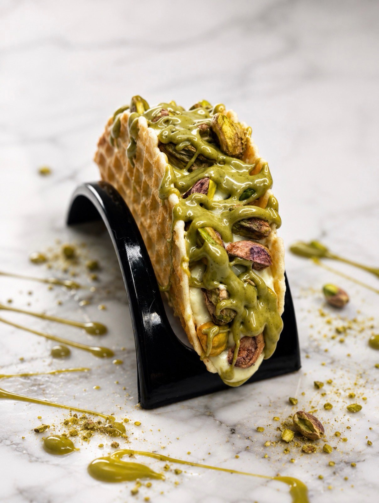 Mini Pancakes Pistachio